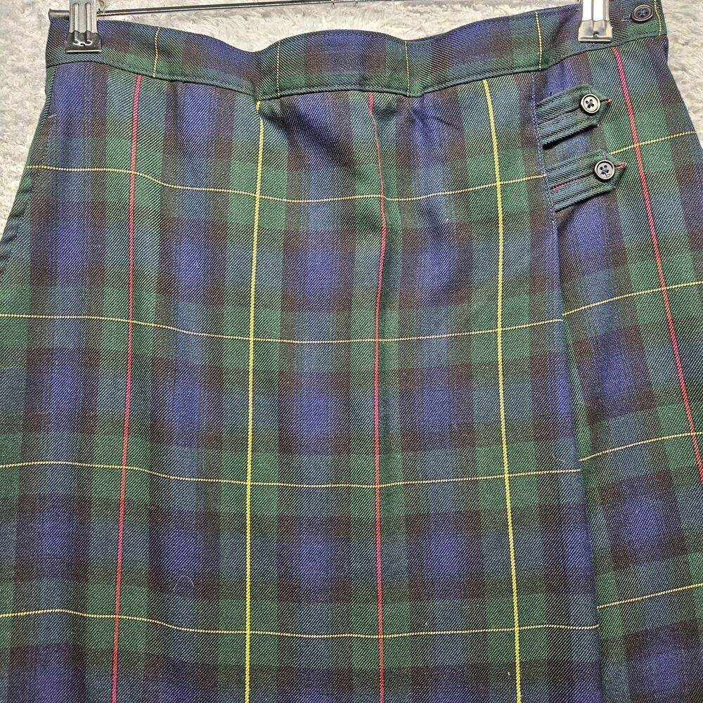 Lands End Womens Uniform Skirt Size 6 Plaid Knee Length School Girl Academia - Picture 2 of 11